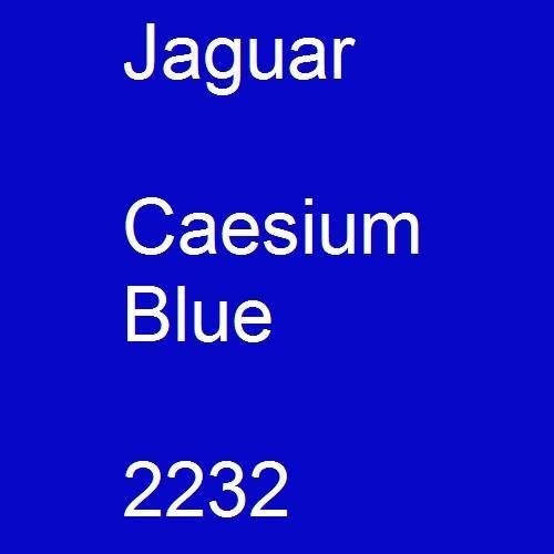 Jaguar, Caesium Blue, 2232.